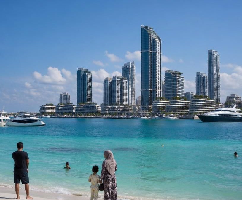 A $12 billion vision rises across the water from Gulhi
